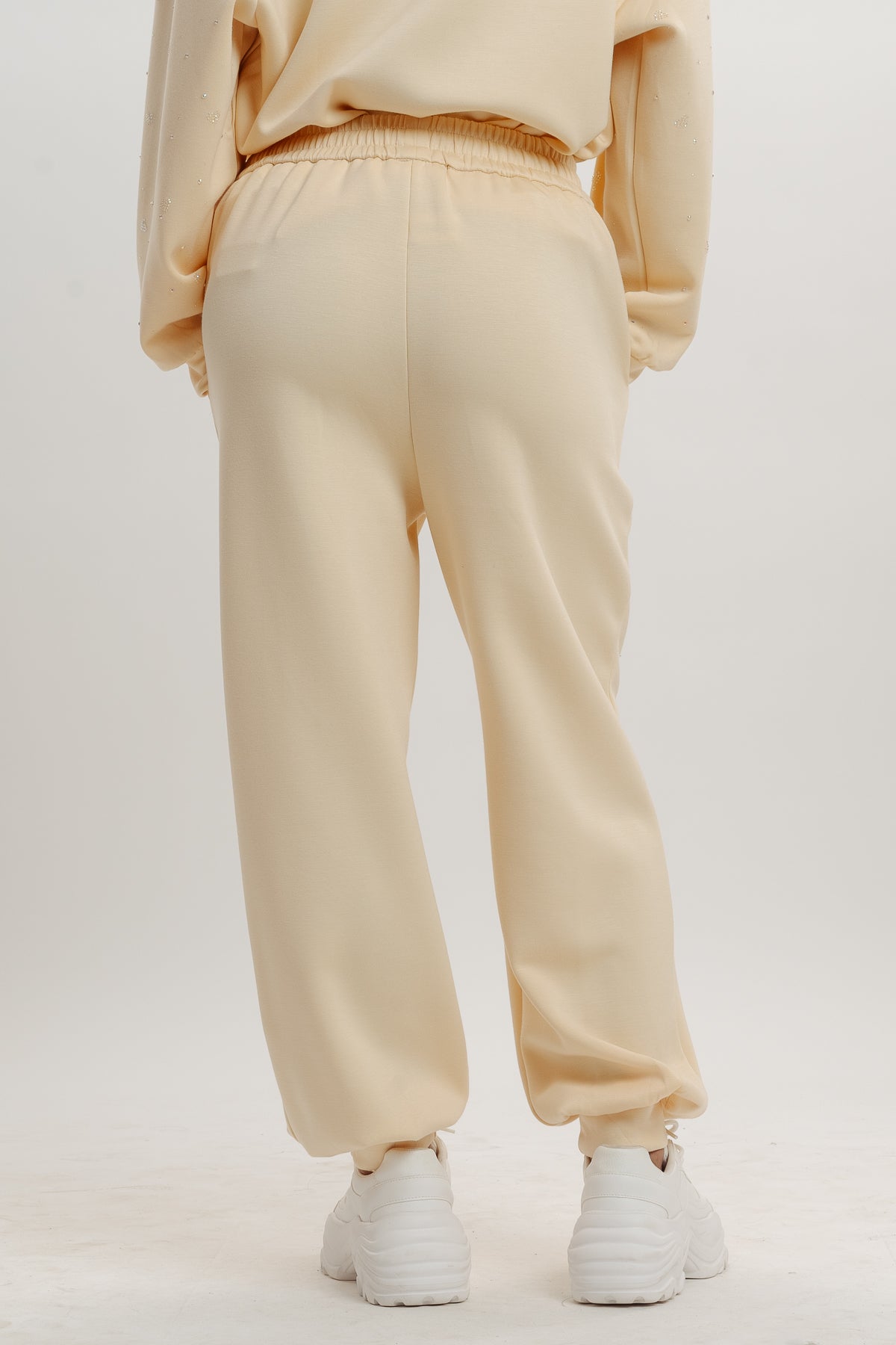 Peach Embellished Jogger