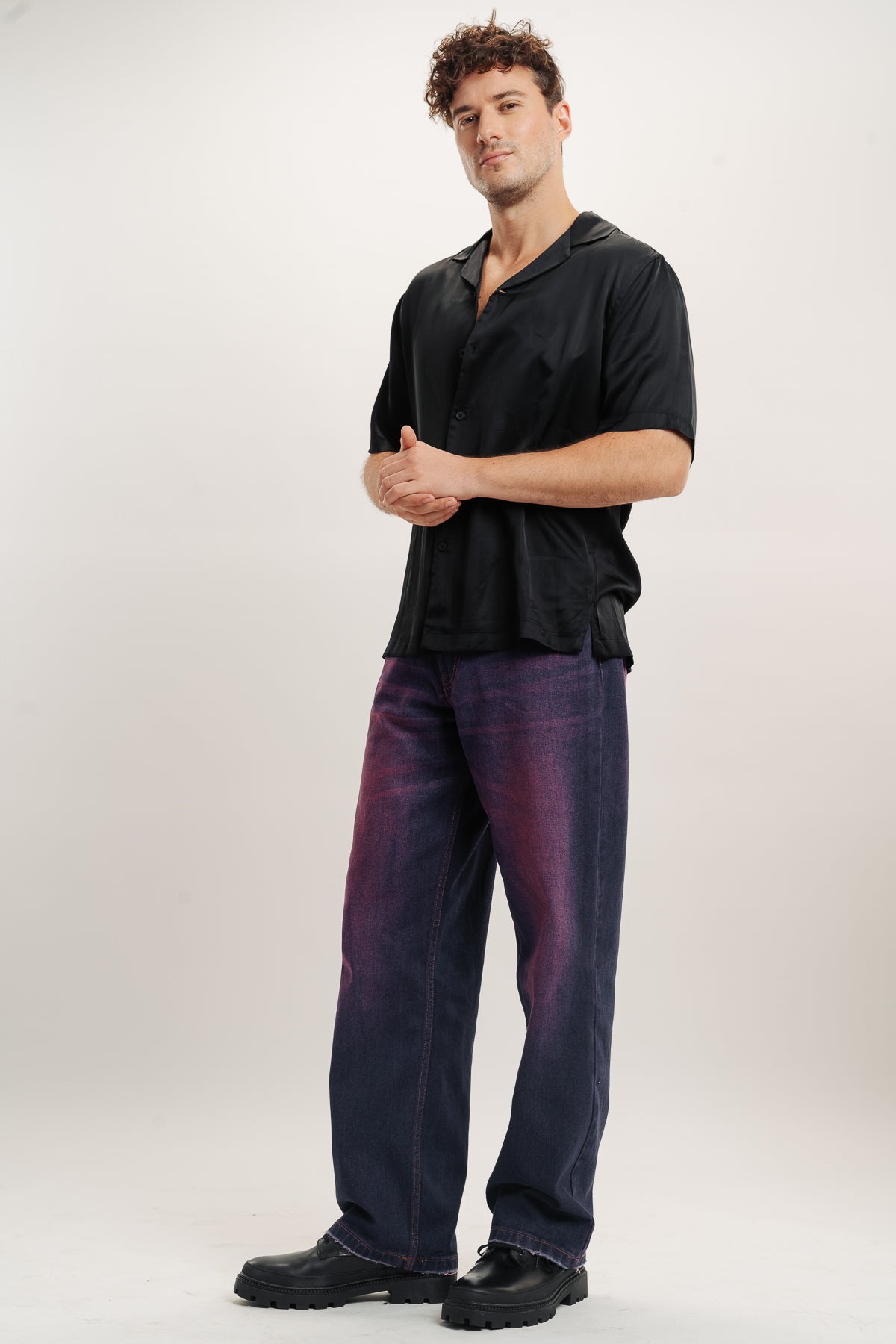 Spectral Violet Men's Straight Jeans