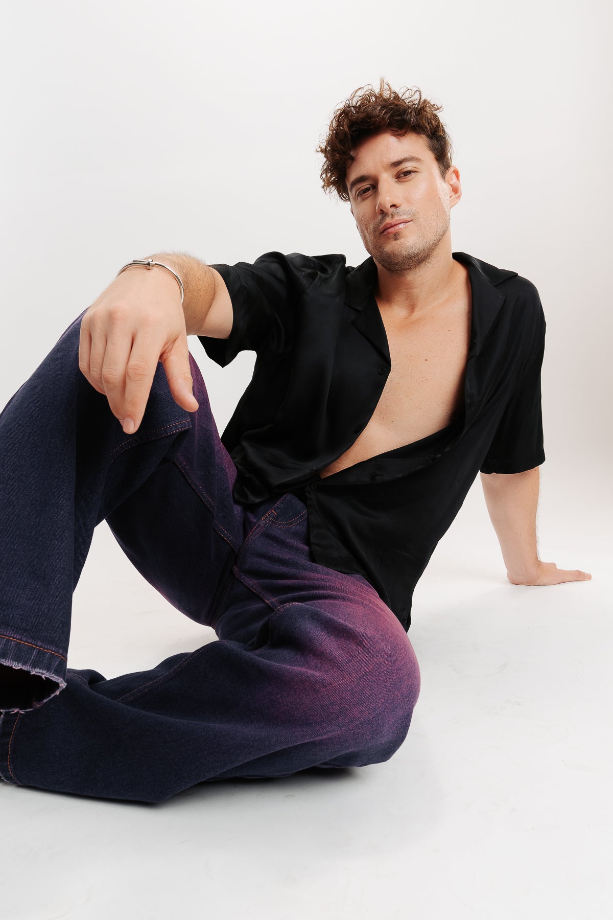Spectral Violet Men's Straight Jeans