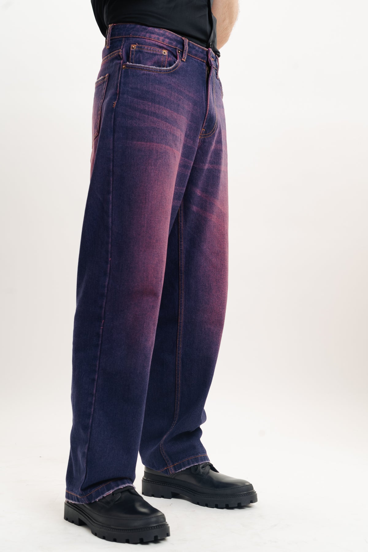 Spectral Violet Men's Straight Jeans
