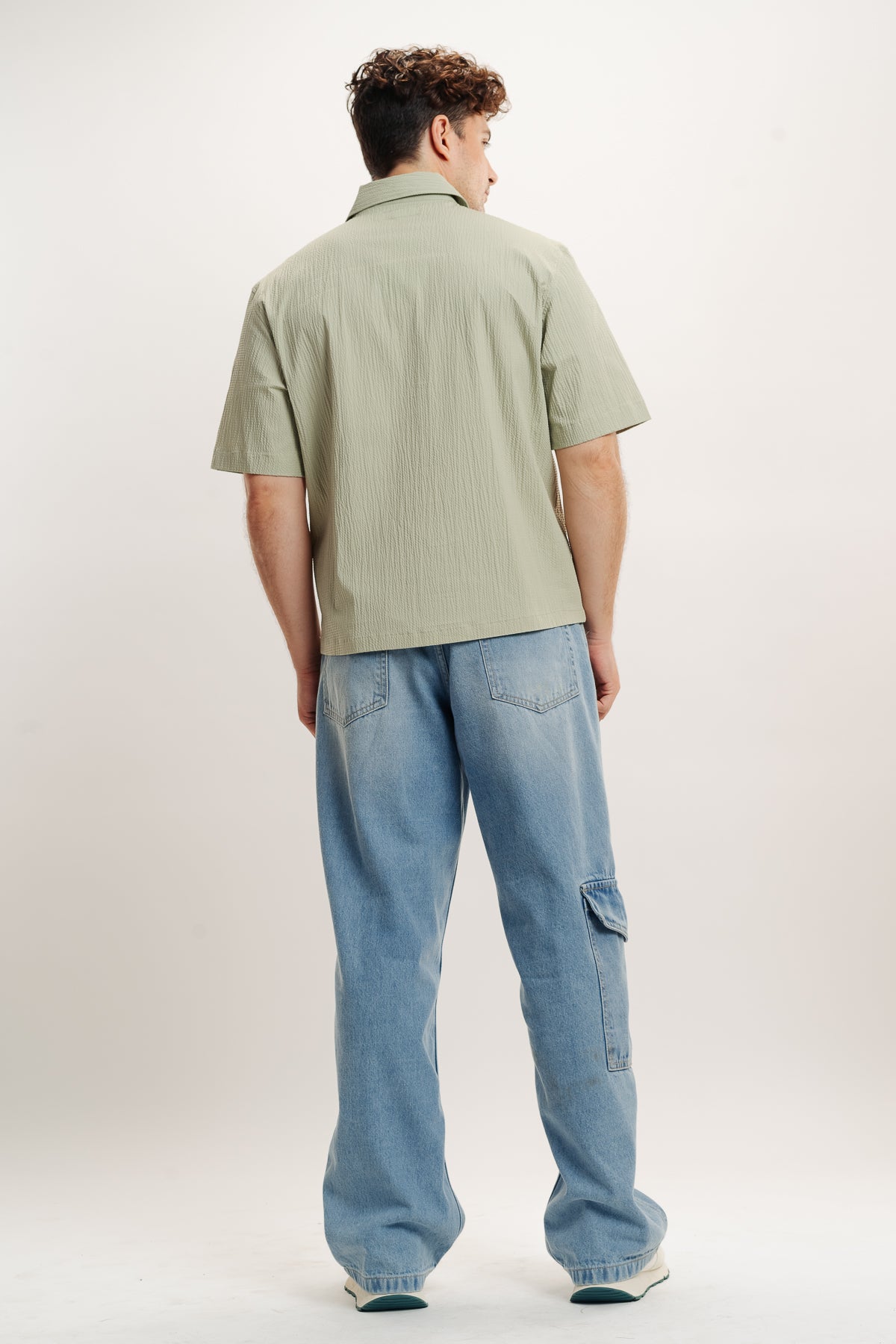 Men's Mid Blue Relaxed Jeans