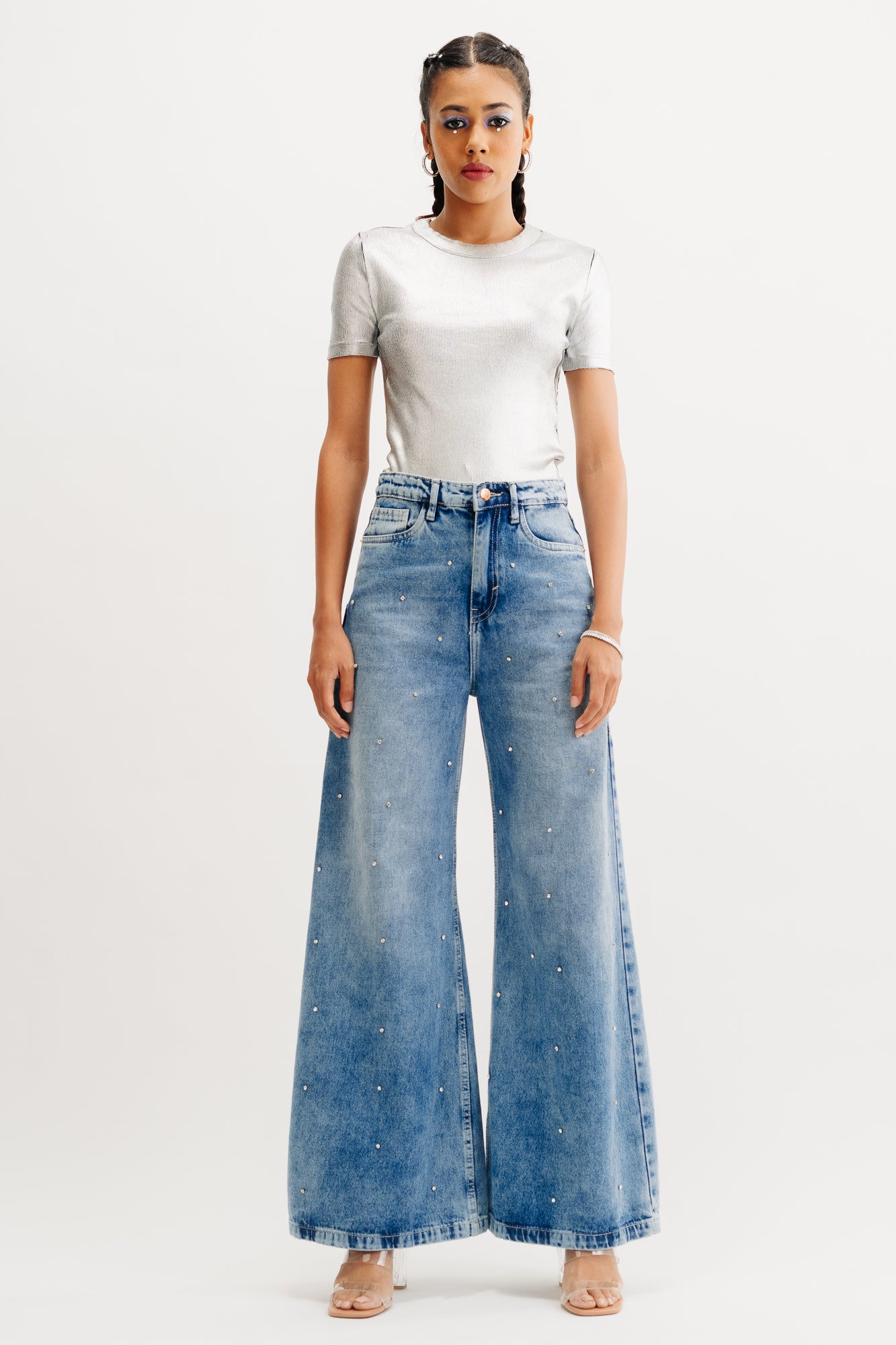 Embezzled Flare Jeans