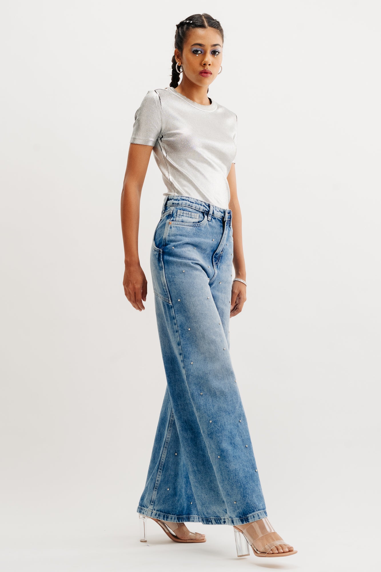 Embezzled Flare Jeans