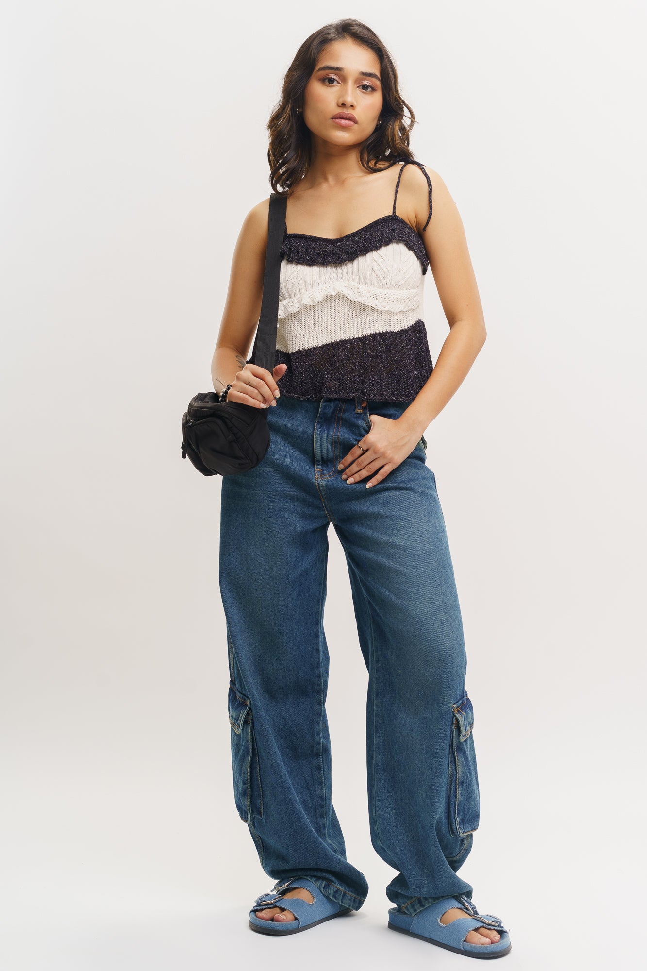 MUDDLED CARGO JEANS