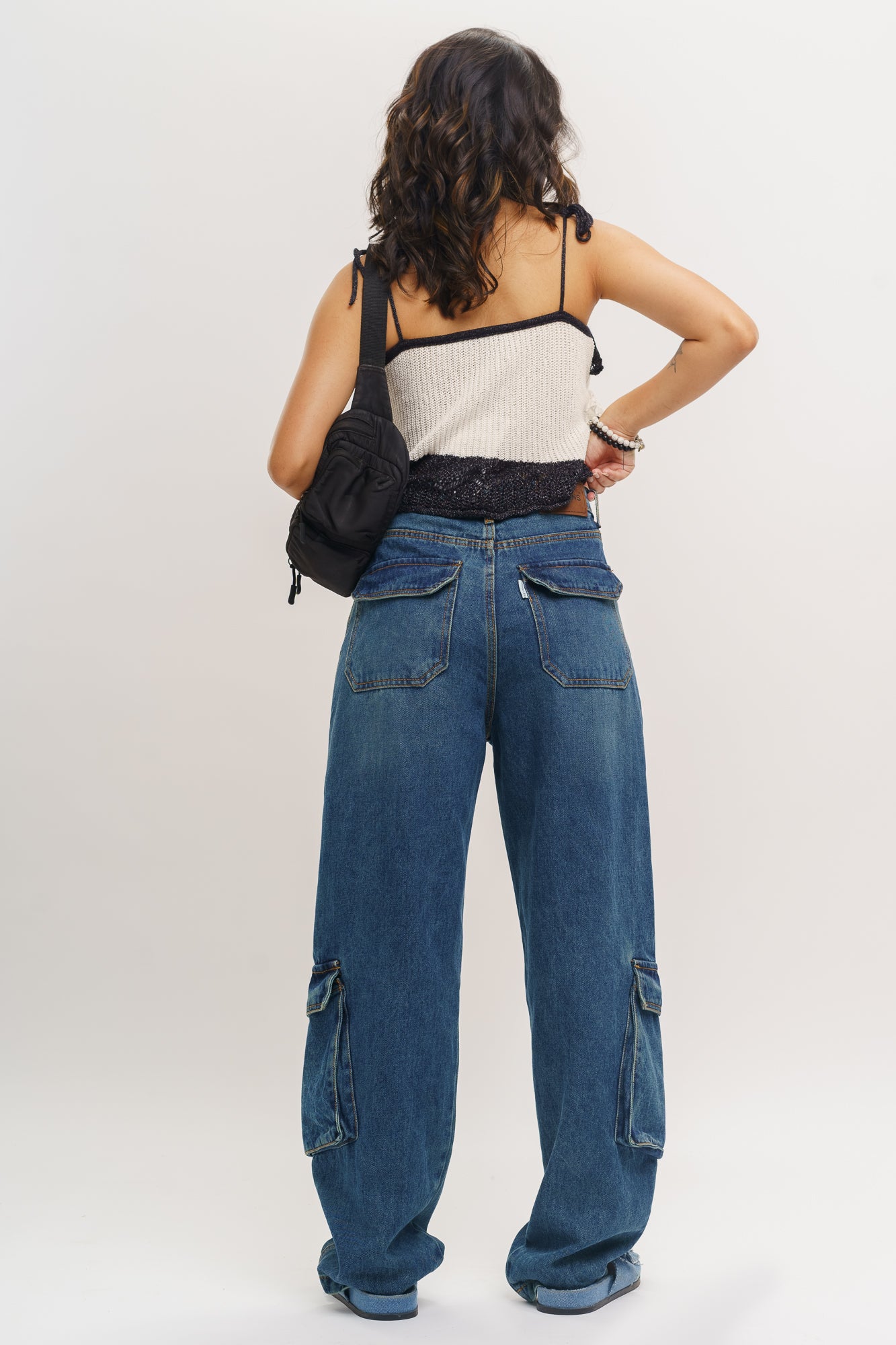 MUDDLED CARGO JEANS