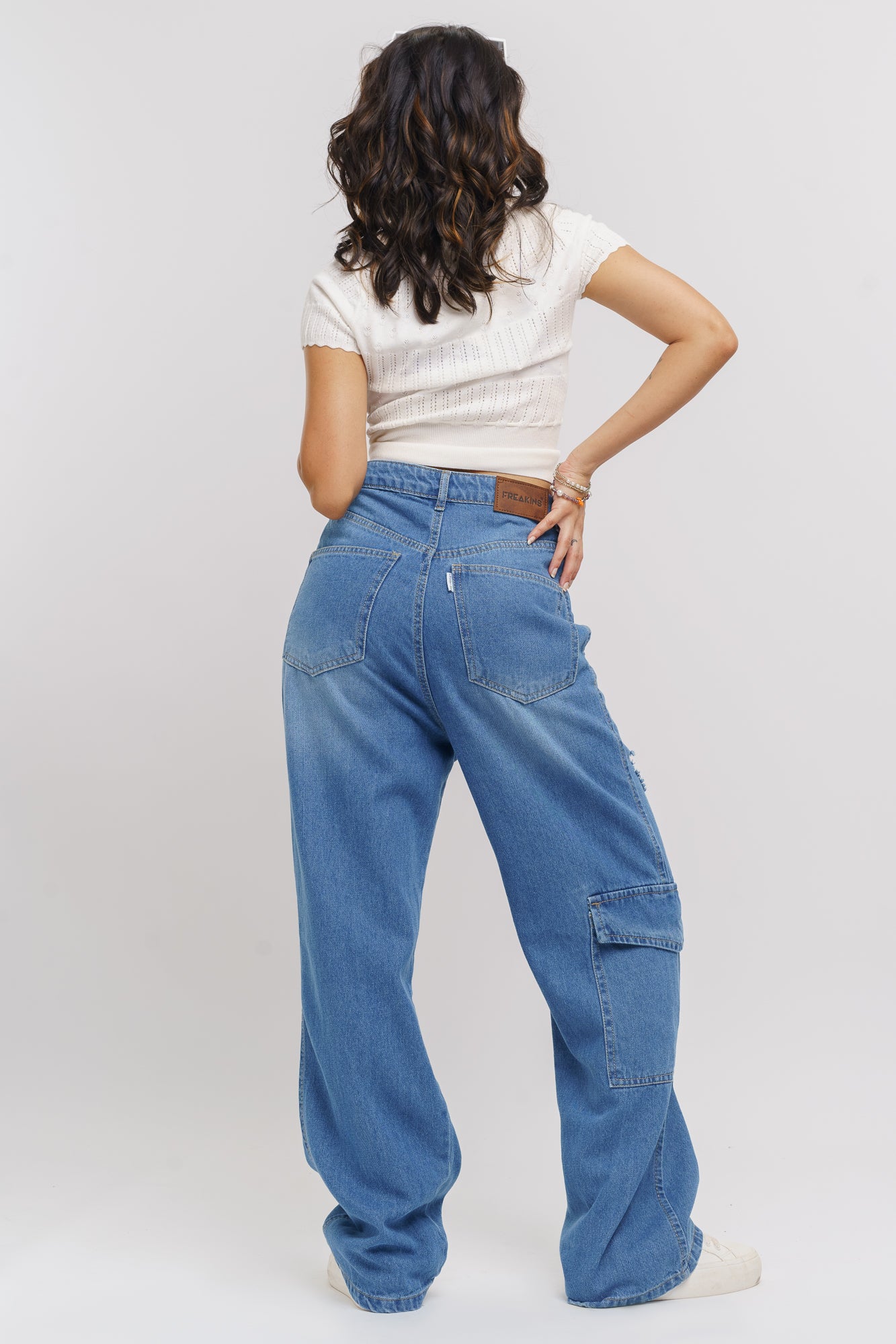 Blue Draw Ofs Women's Baggy Straight Jeans