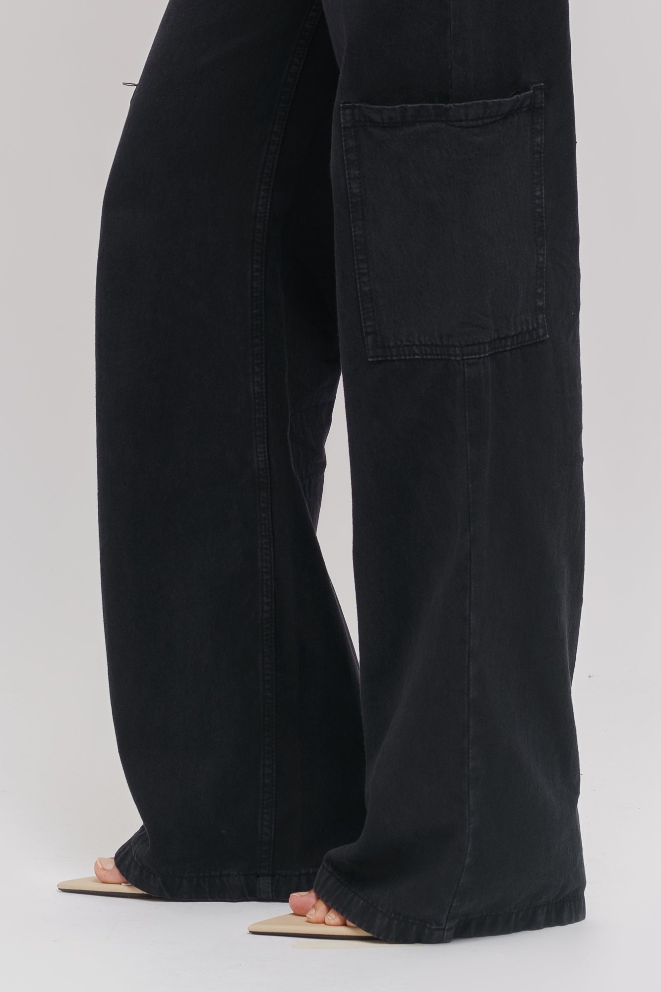 Inky Women's Straight Cargo Jeans