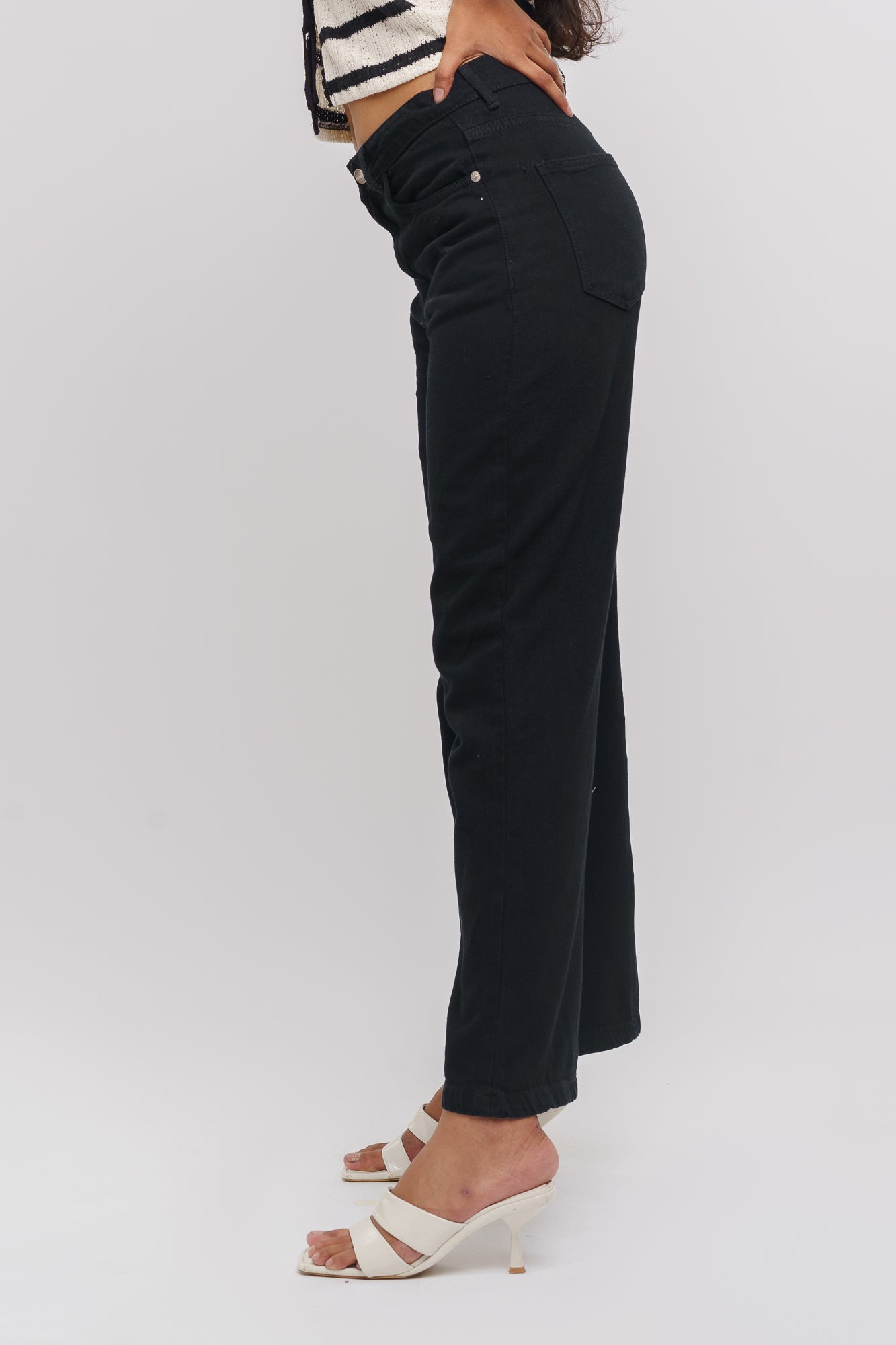 Black Women's Straight Jeans