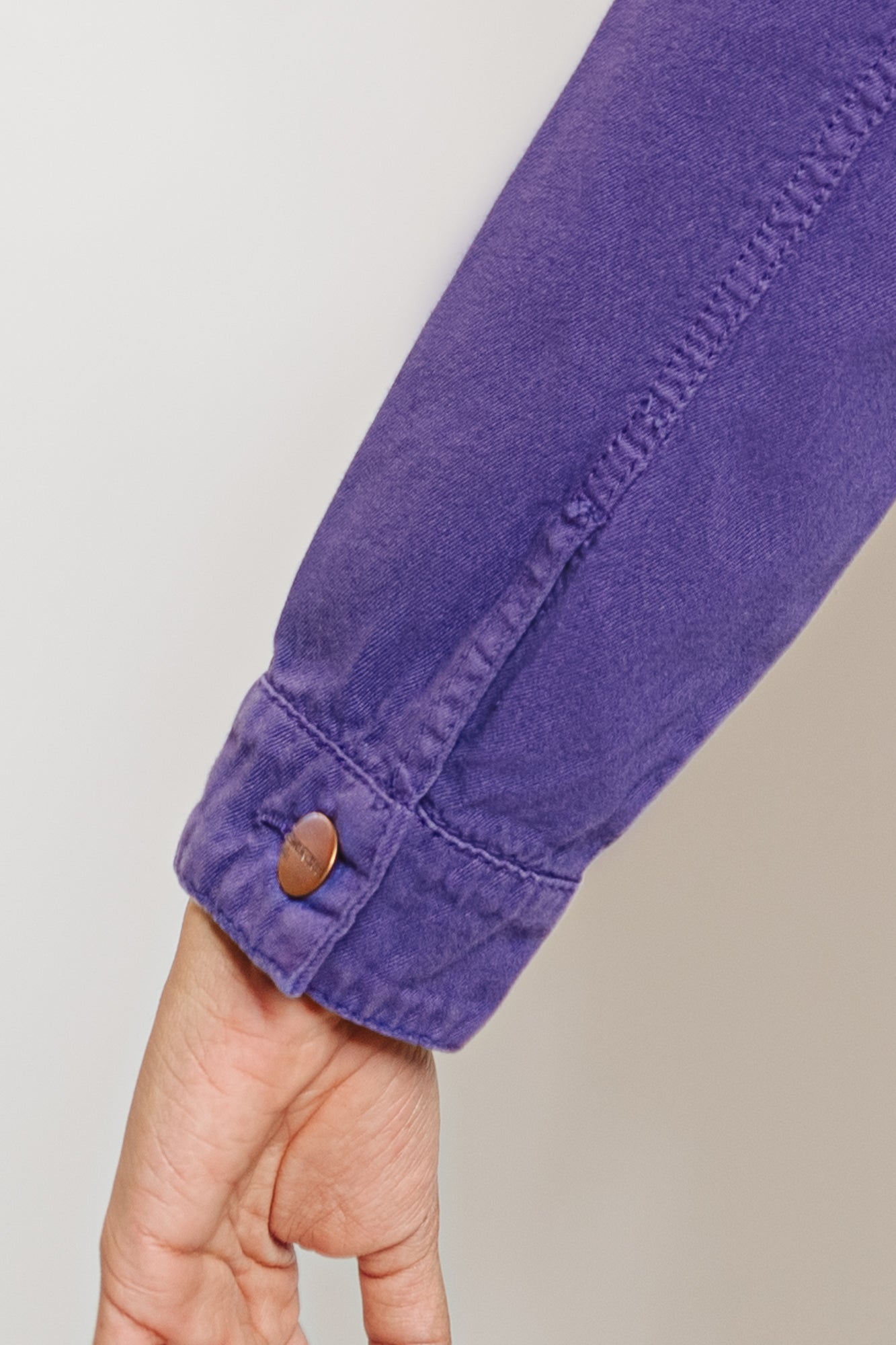 French Violet Crop Jacket