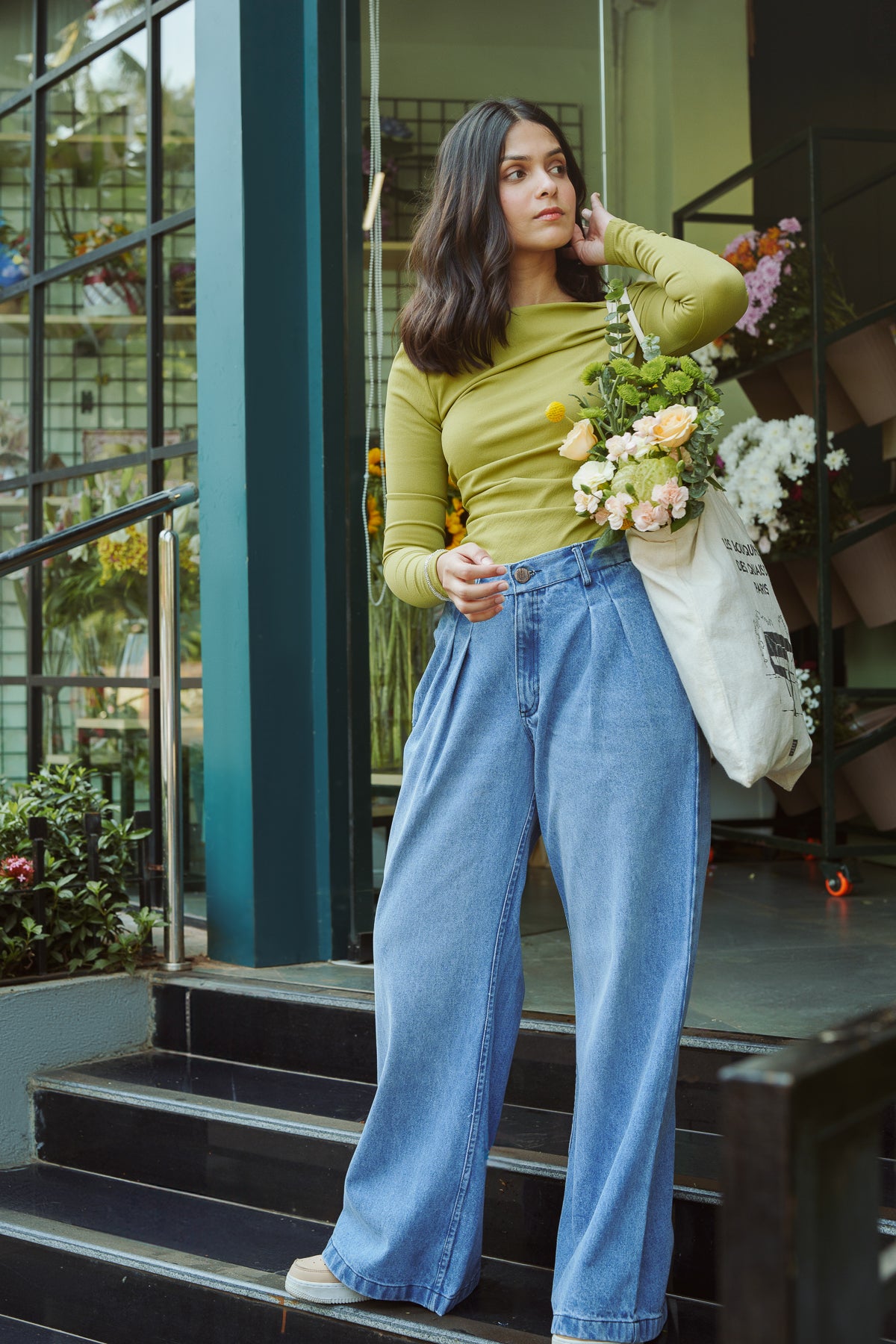 Korean Jeans For Women Korean Fashion Women Plus Size Wide Leg