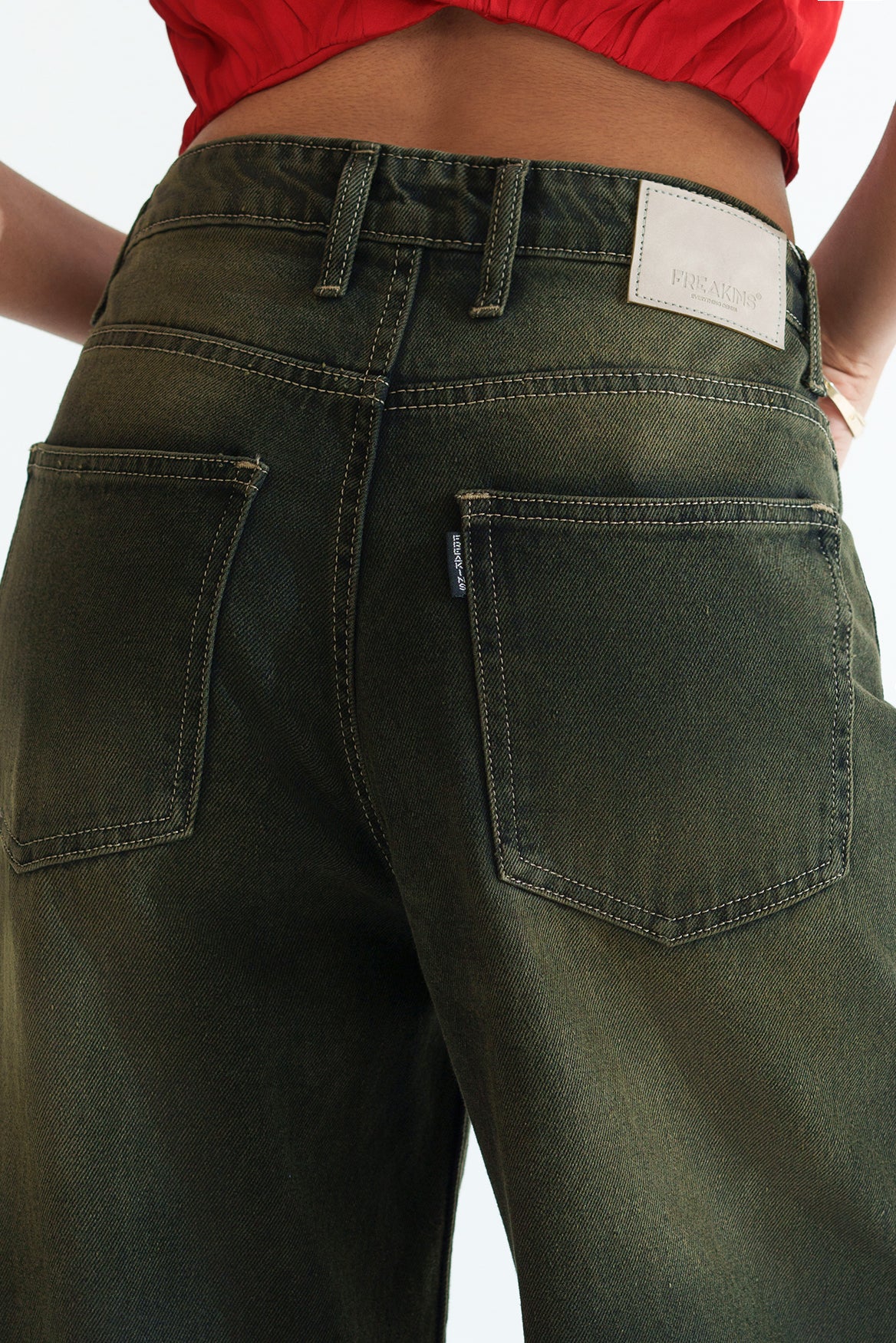 Oakmoss Women's Baggy Straight Jeans