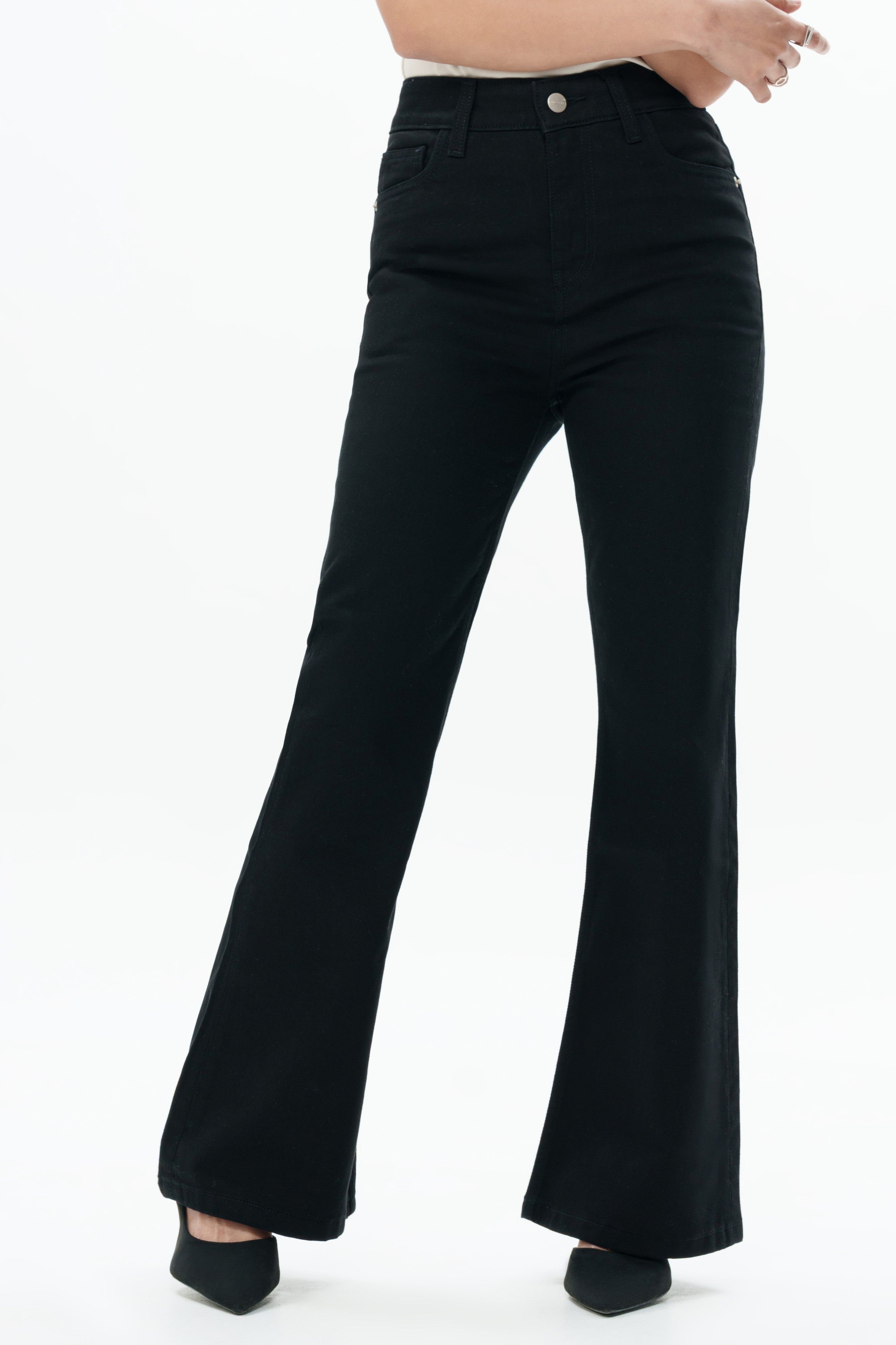 Dark Matter Black Bootcut Jeans