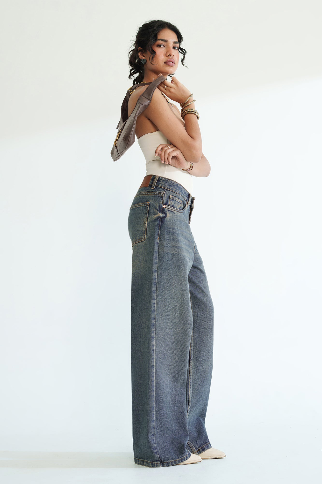 Essential Blue Women’s Wide Jeans