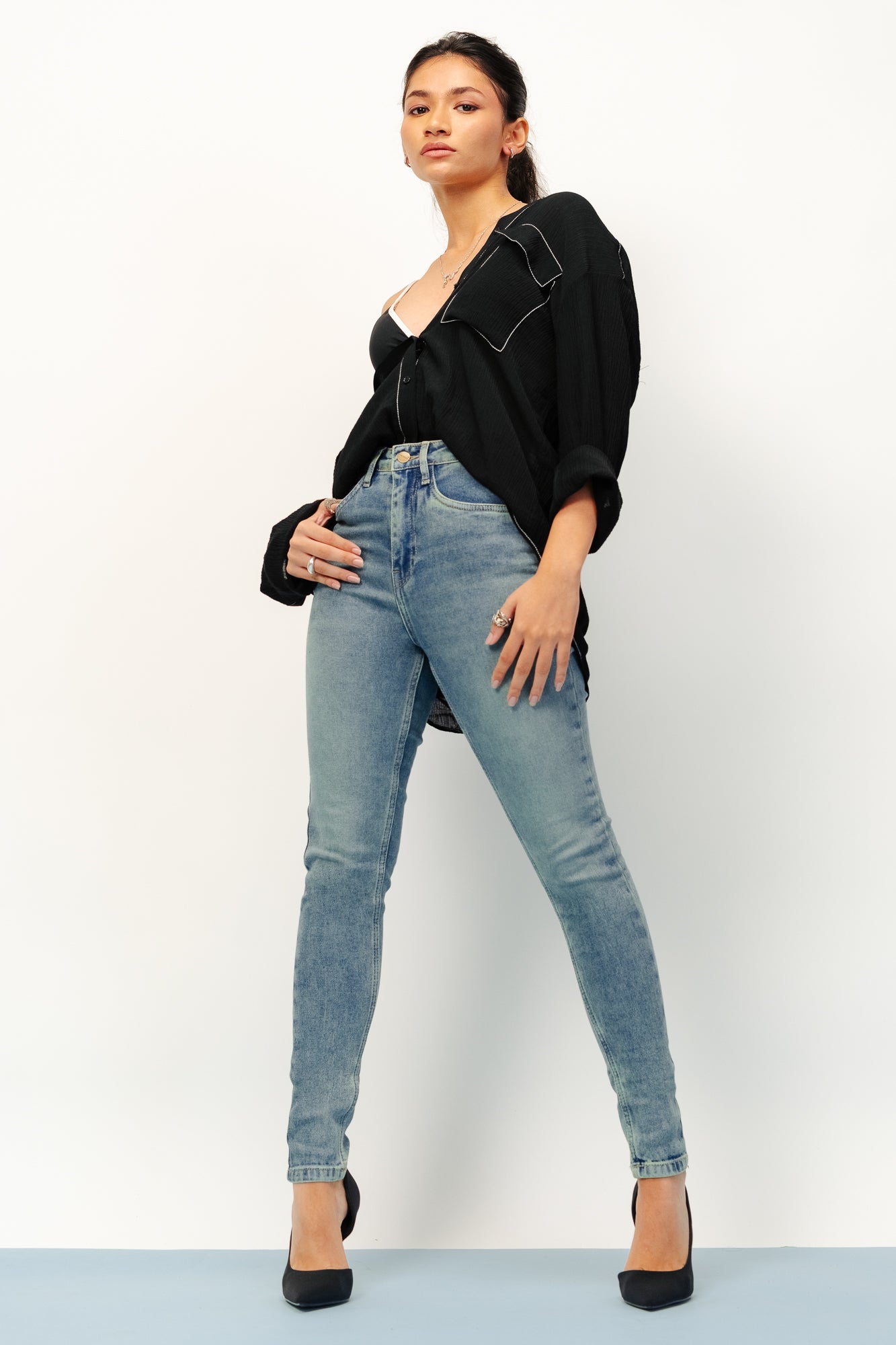Ocean Aura Skinny Jeans