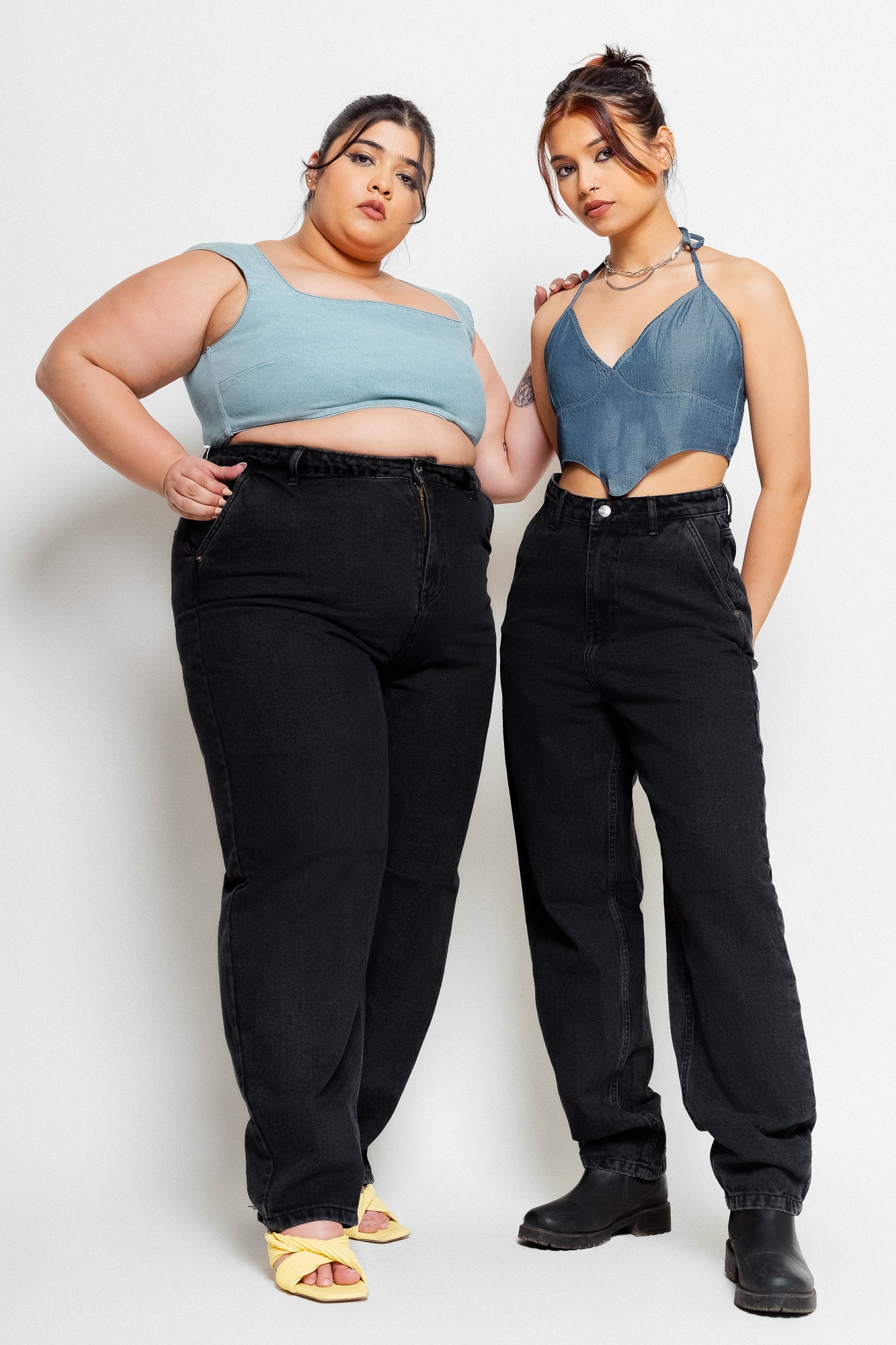 Black Women's Slouchy Jeans