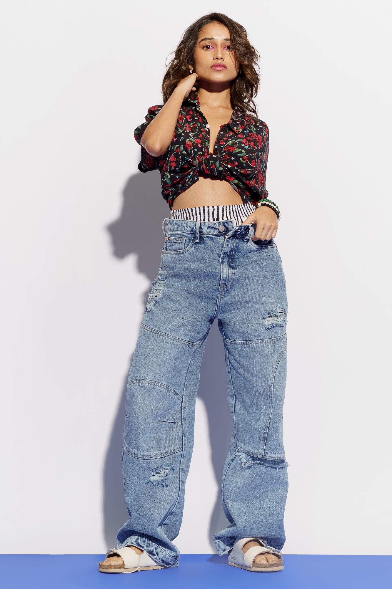 COARSE STRAIGHT JEANS