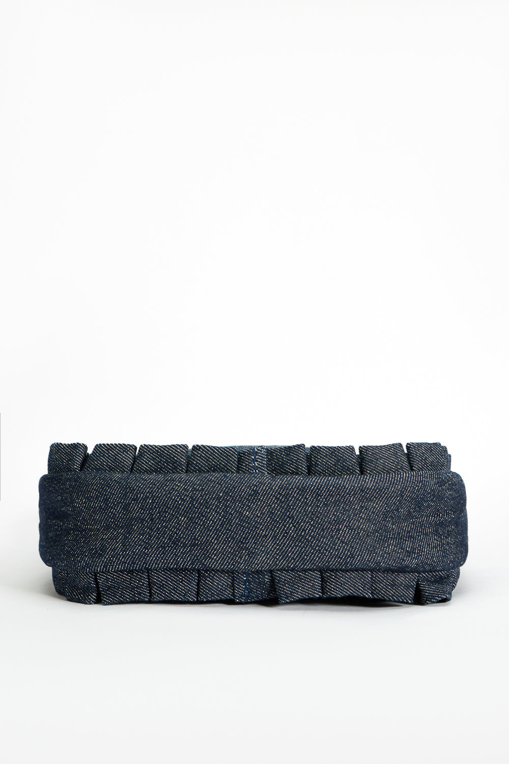 Denim Frill Bag