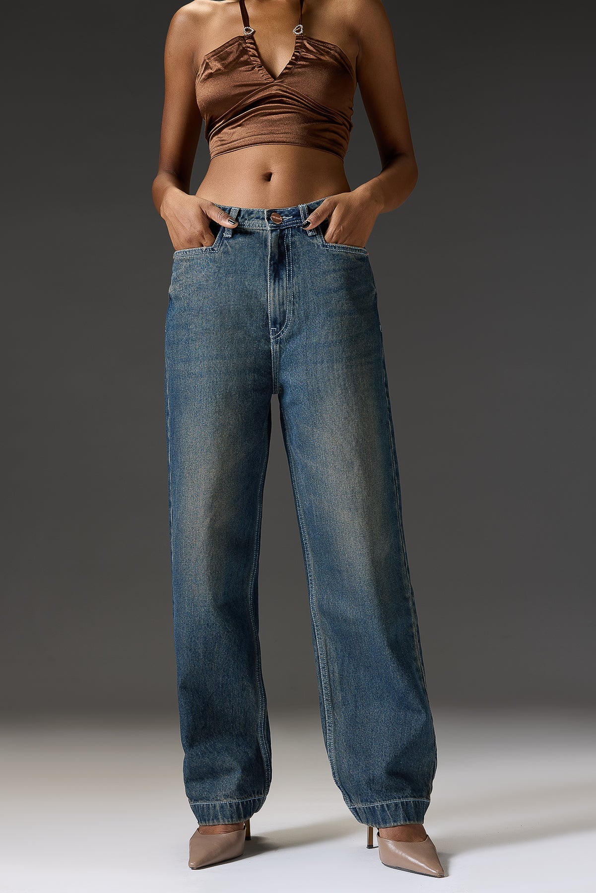 Blue Cobalt Women's Straight Jeans