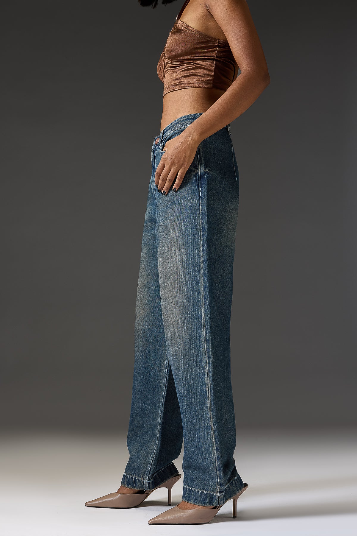 Blue Cobalt Women's Straight Jeans