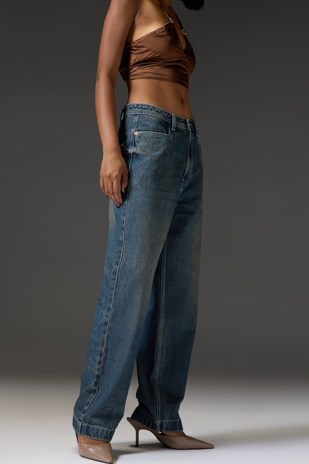 Blue Cobalt Women's Straight Jeans