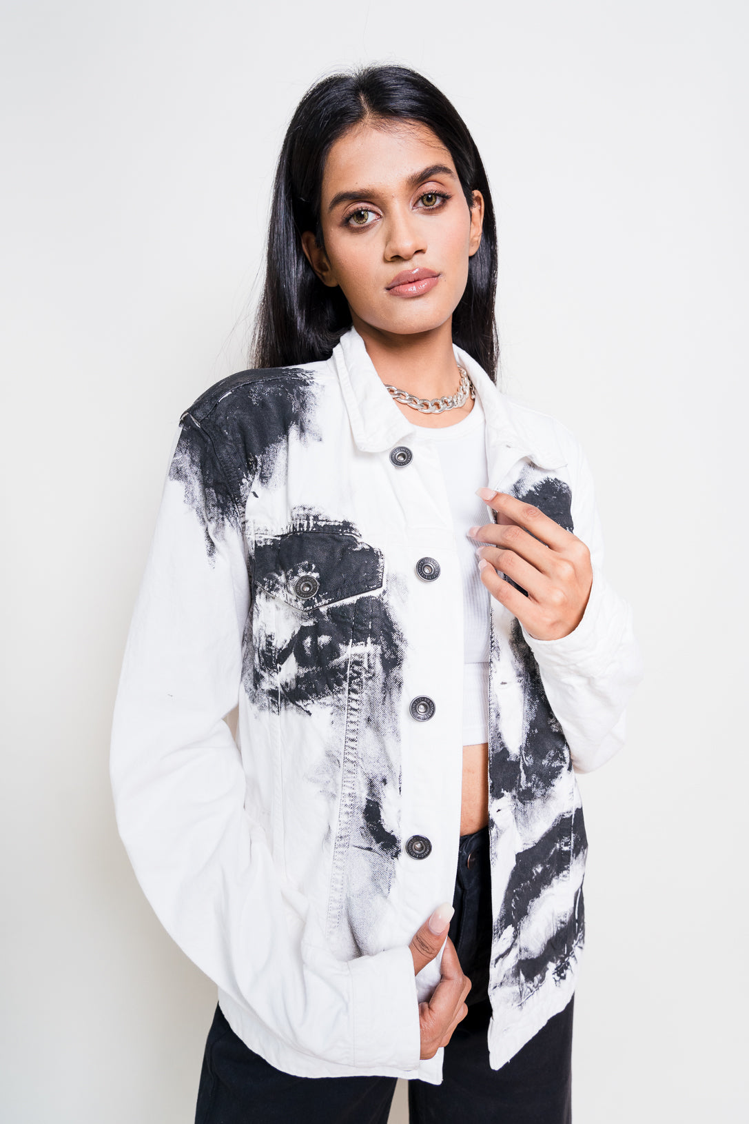 One True Love denim jacket