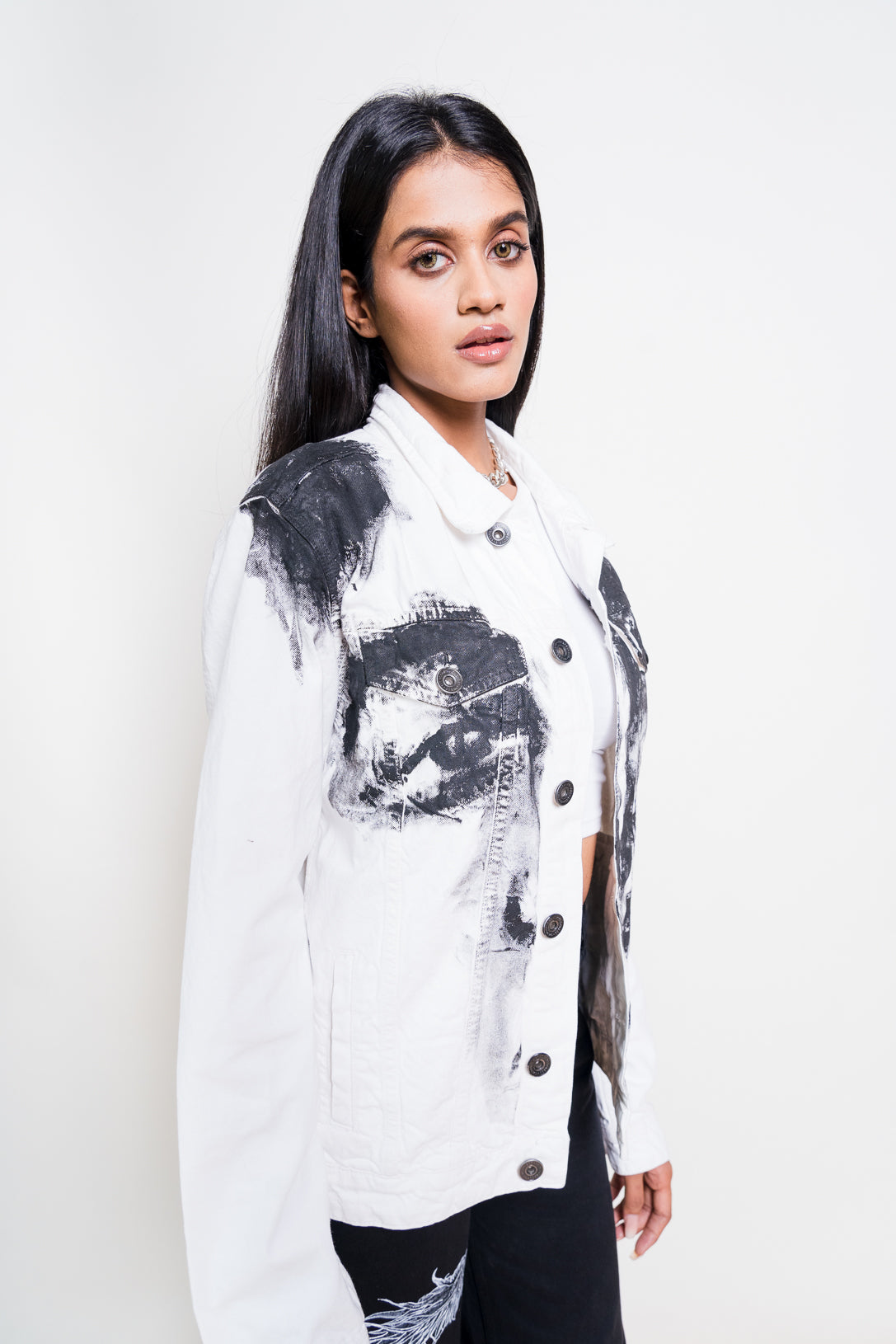 One True Love denim jacket