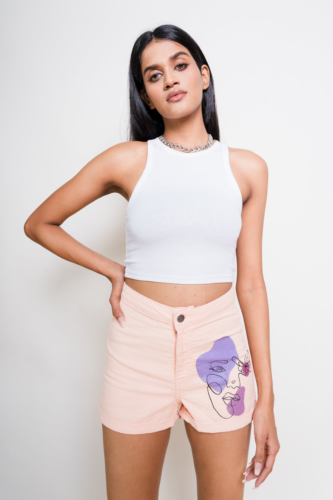 Senses high waisted shorts