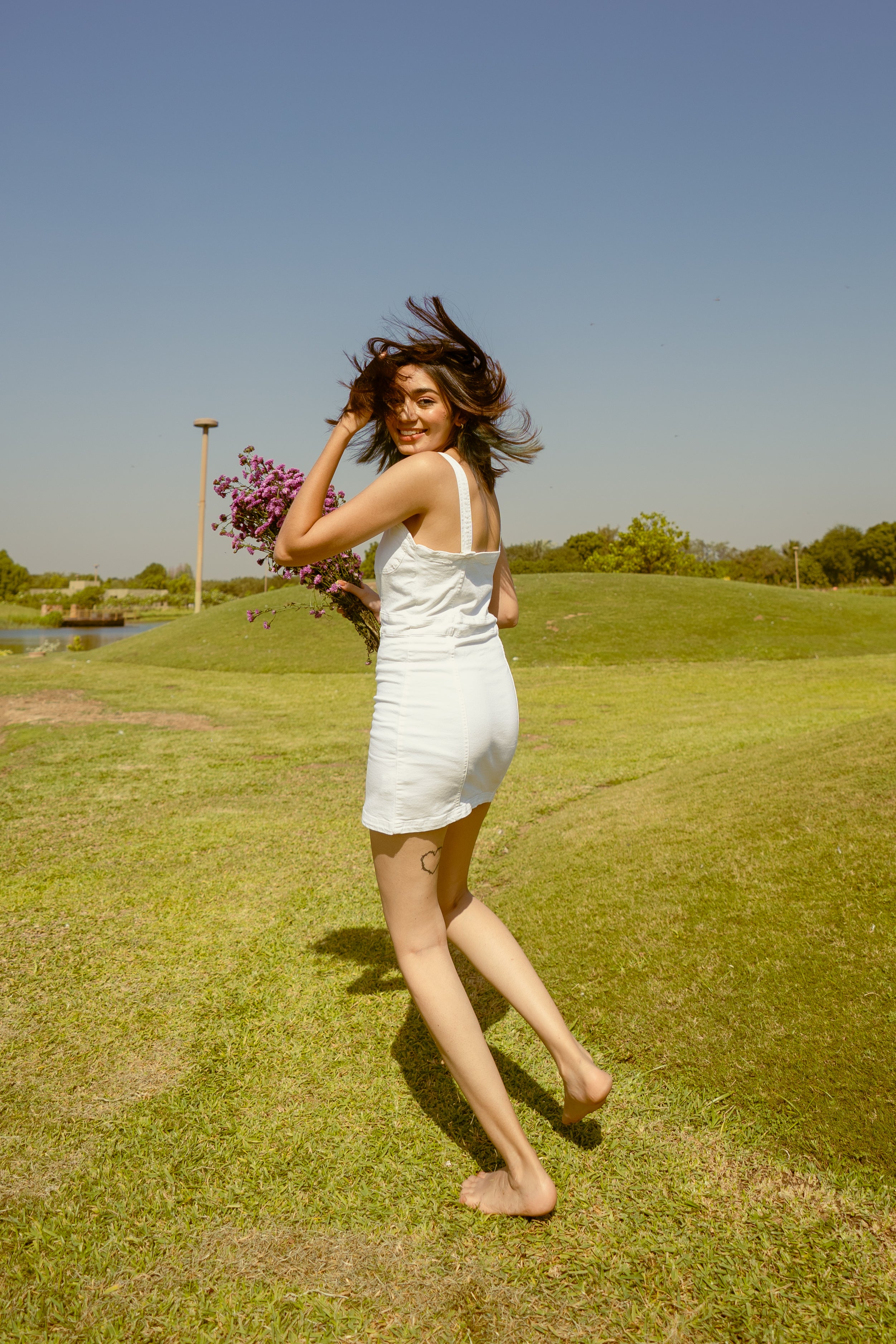 White Corset Dress