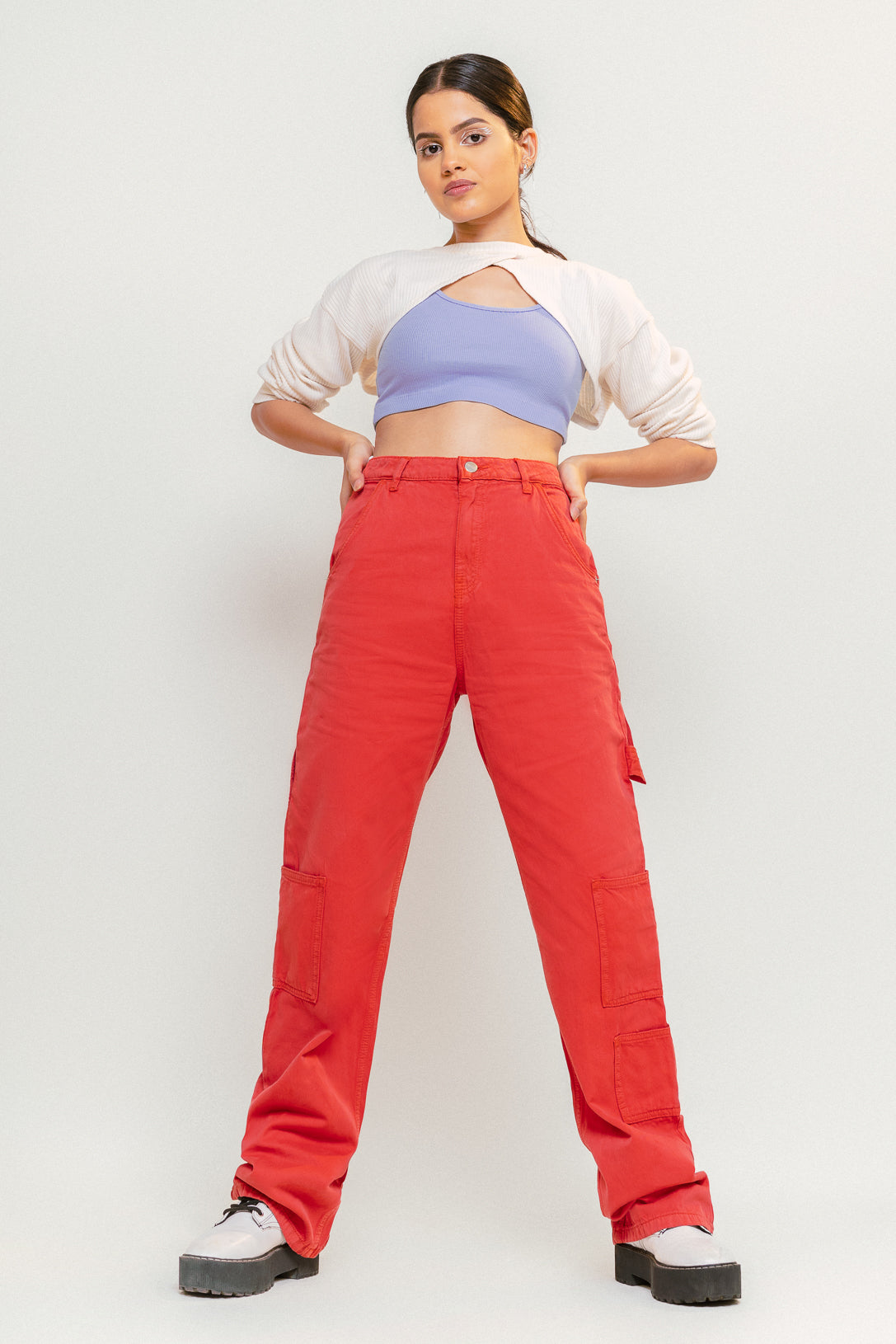 STREAKY CARPENTER PANTS