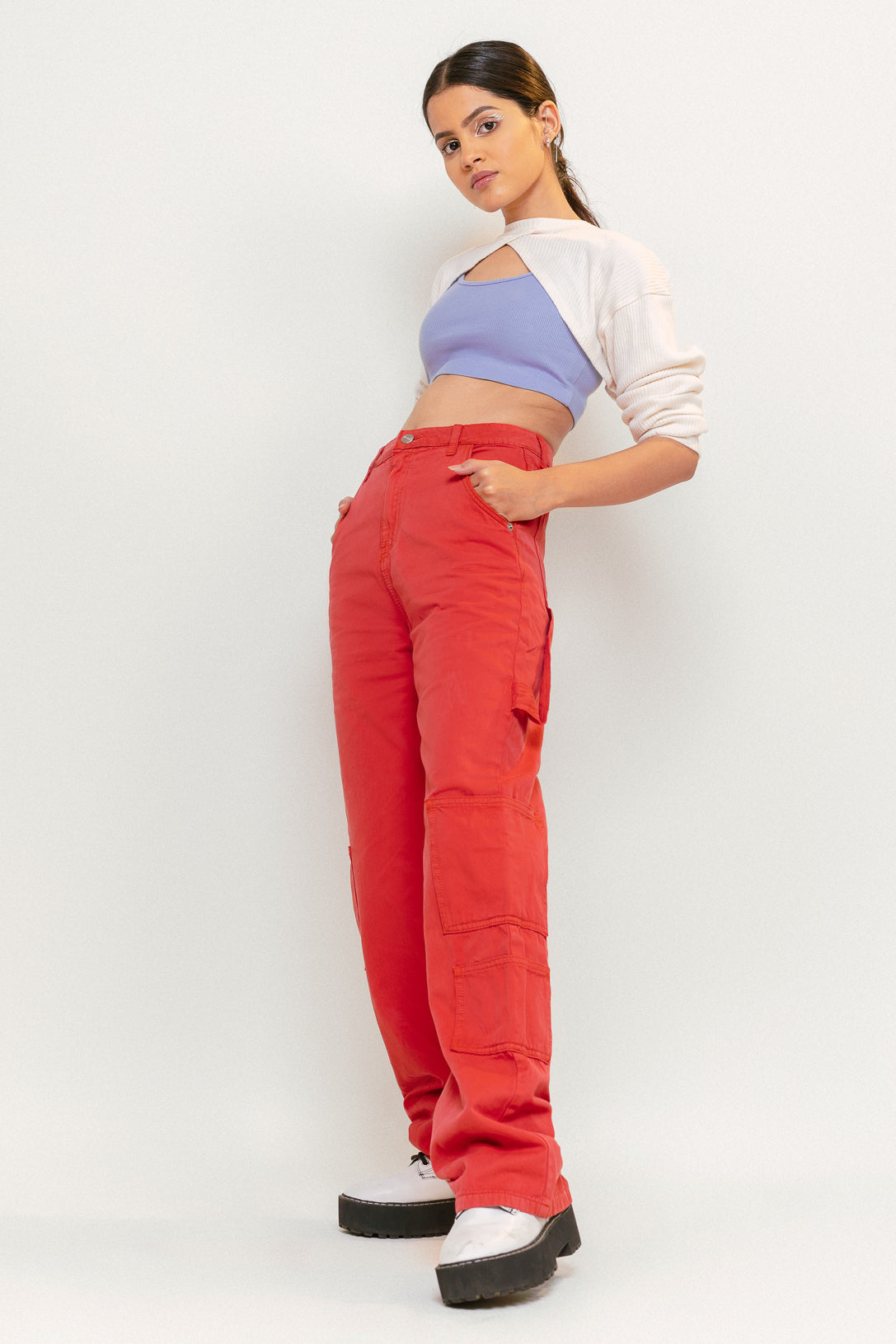 STREAKY CARPENTER PANTS