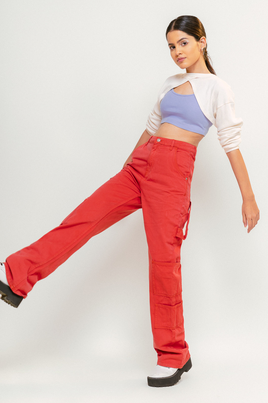 STREAKY CARPENTER PANTS