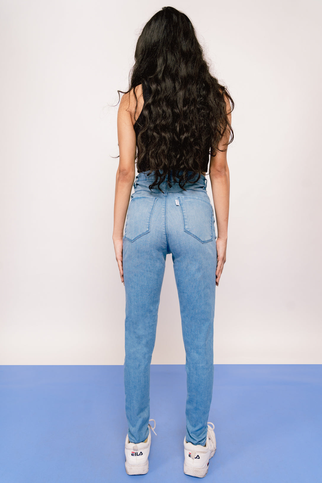 Skinny Ripped Light Blue Jeans