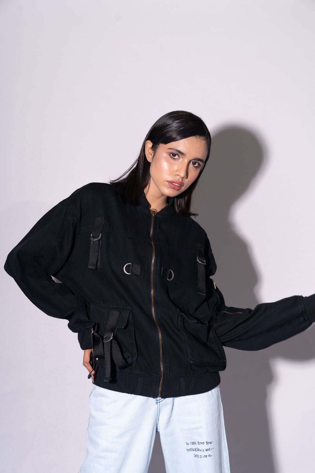 DENIM D-RING JACKET