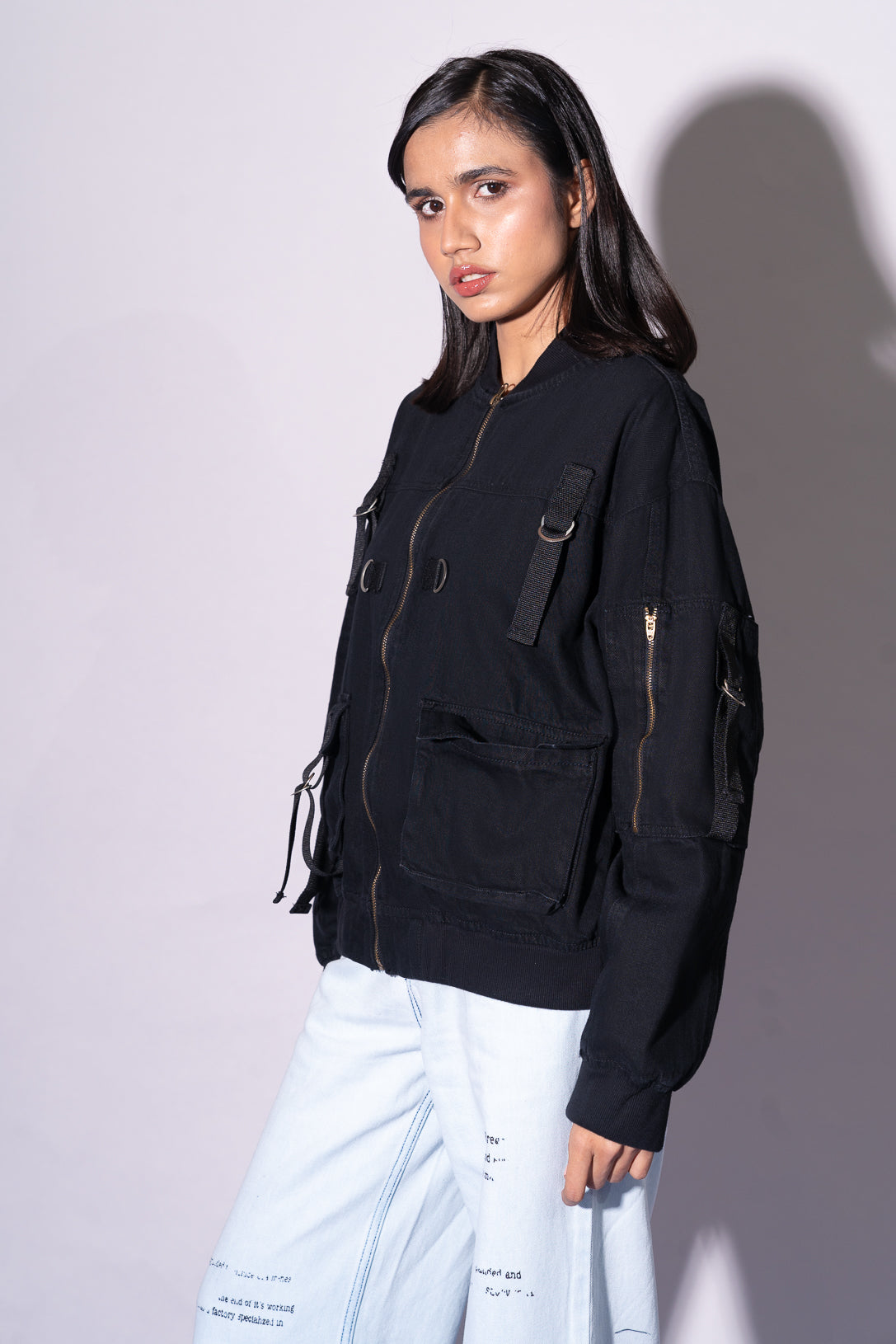 DENIM D-RING JACKET