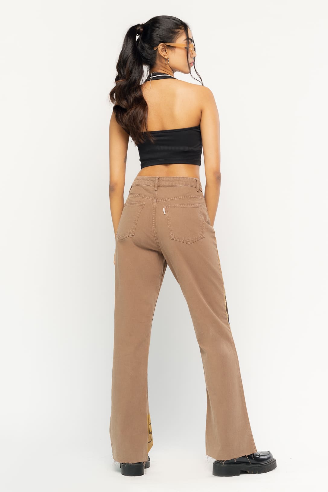 ARTSY BROWN BOOTCUT