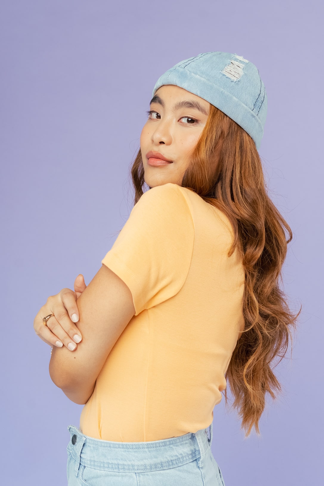 LIGHT BLUE DOCKER CAP