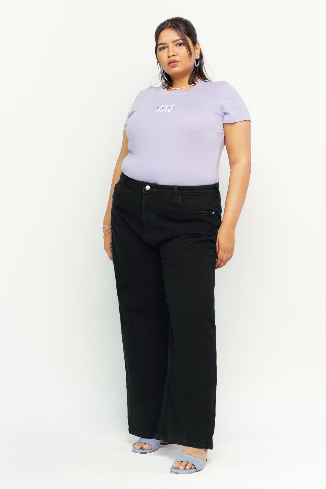 Curve Black Straight Jeans