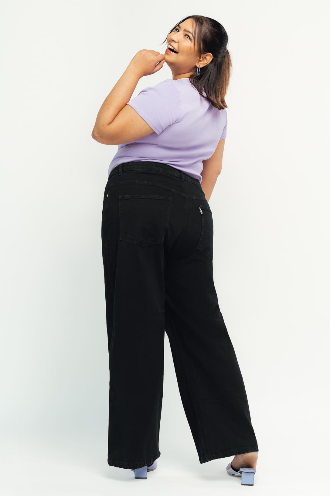 Curve Black Straight Jeans