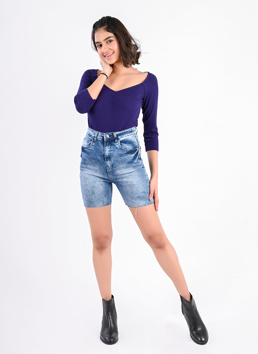DARK VINTAGE BERMUDA SHORTS