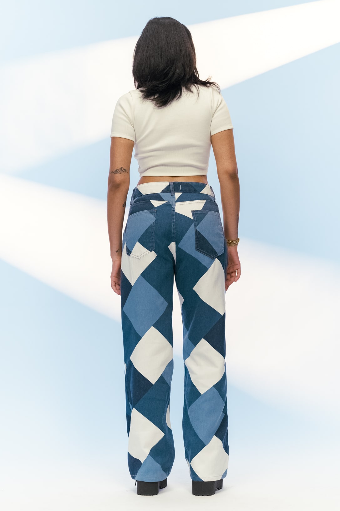 BLUE PATCH JEANS