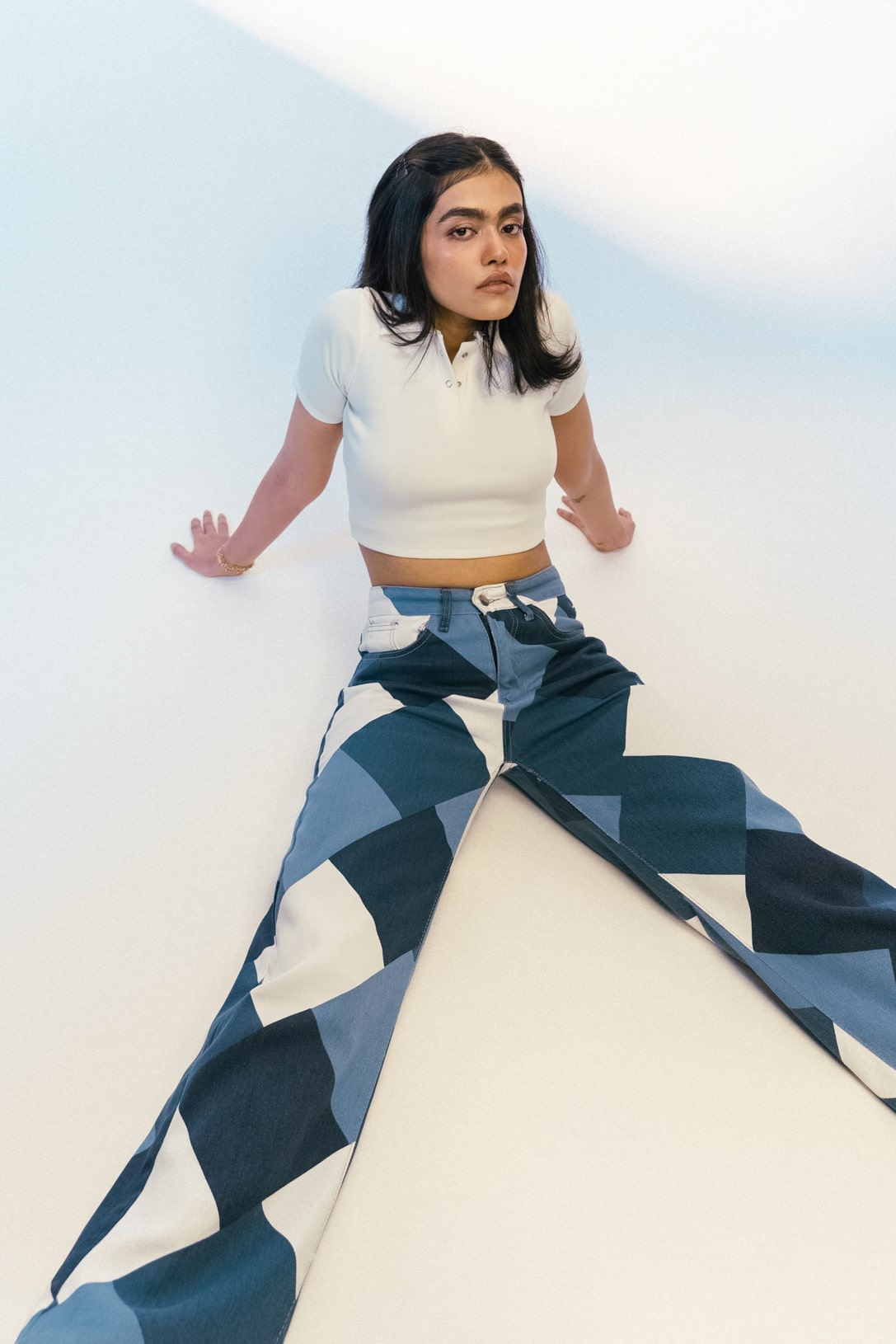 BLUE PATCH JEANS