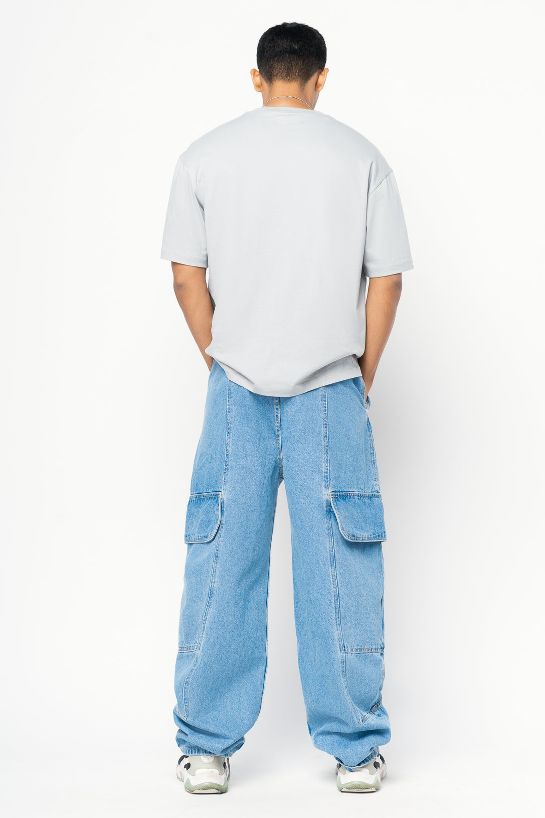 Men's Mid Blue Cargo