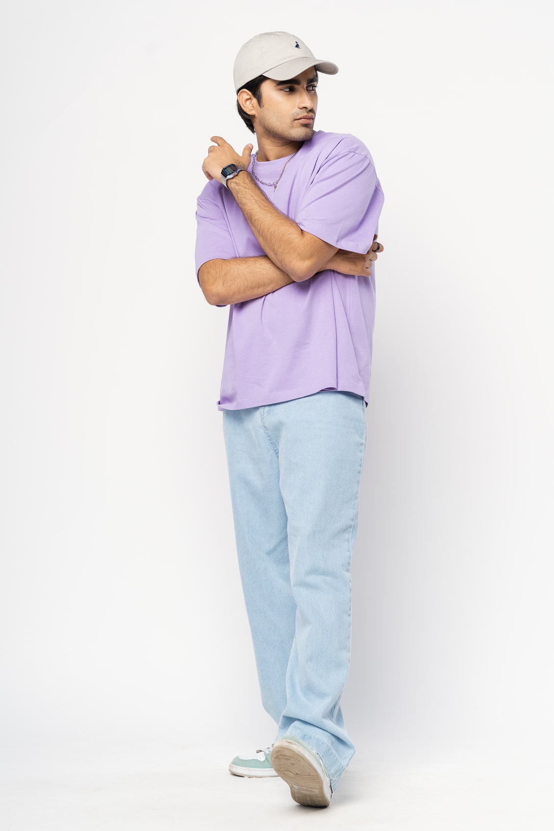 Airy Blue Men's Straight Jeans