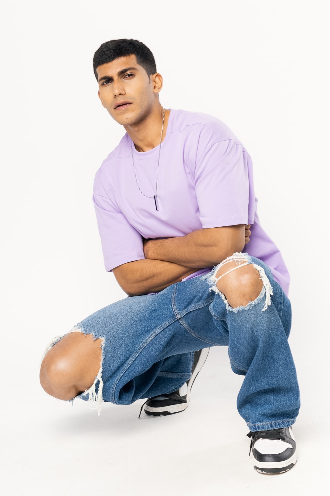 MEN'S BAGGY STRAIGHT JEANS