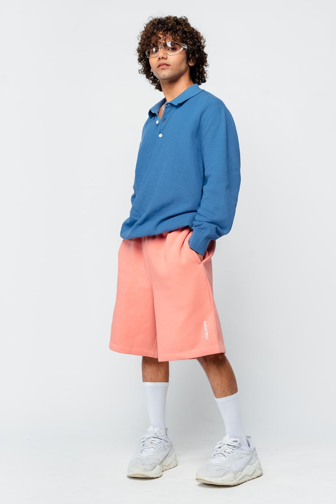 Peach Sweat men's shorts