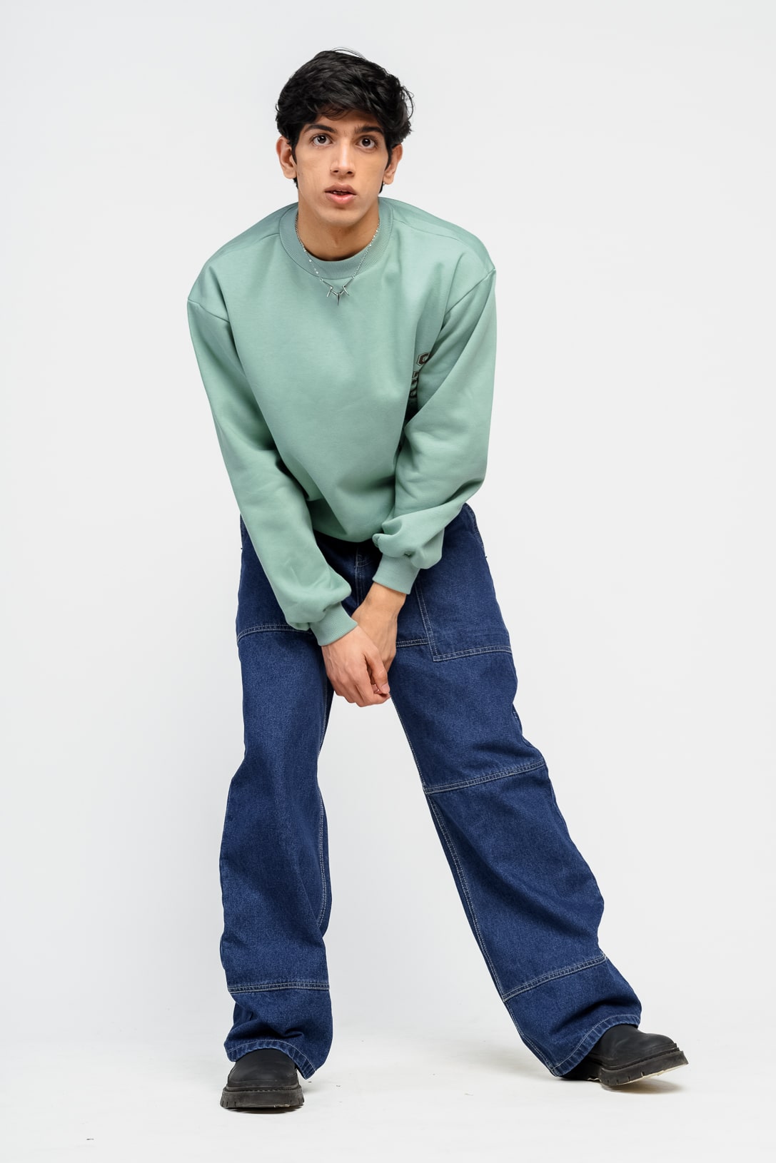 coplanar straight men's jeans