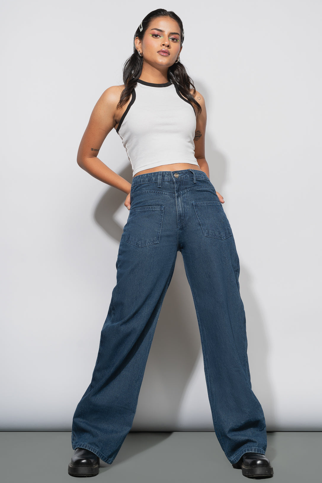 REVERSE STRAIGHT JEANS