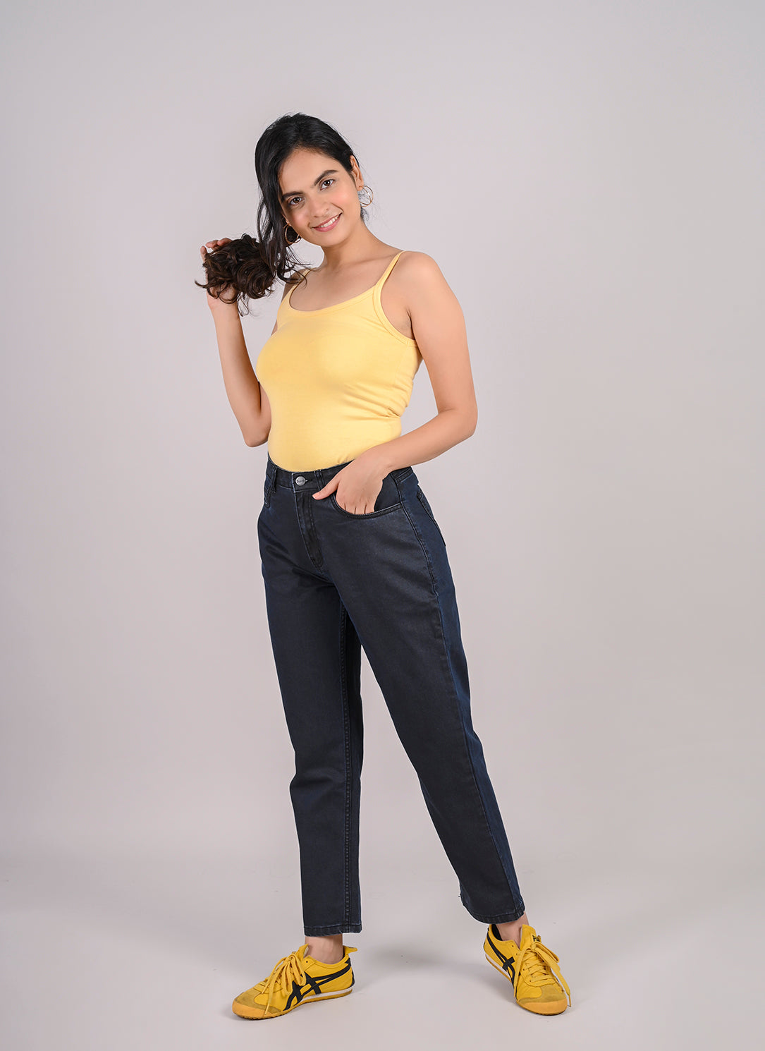 DEEP INDIGO STRAIGHT FIT JEANS