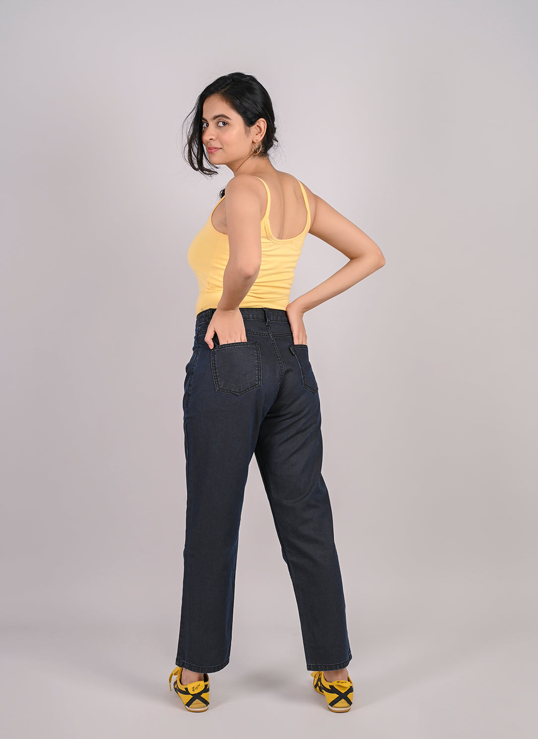 DEEP INDIGO STRAIGHT FIT JEANS