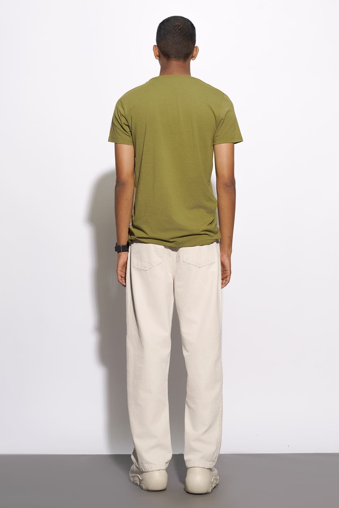 Ecru Men's Straight Jeans